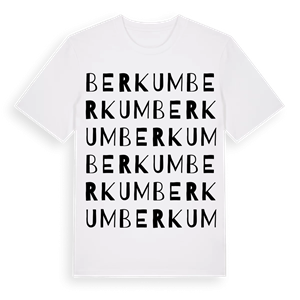 Berkum ordlek t-shirt – ekologisk bomull t-shirt från Pinshirt