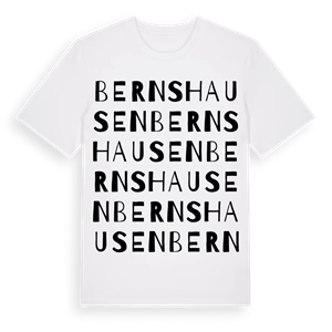 Bernshausen ordlek t-shirt – ekologisk bomull t-shirt från Pinshirt