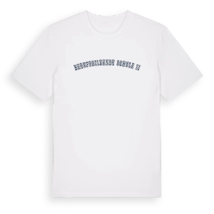 Berufsbildende Schule II college t-shirt – ekologisk bomull t-shirt från Pinshirt