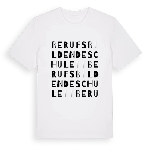Berufsbildende Schule II ordlek t-shirt – ekologisk bomull t-shirt från Pinshirt