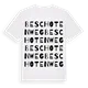 Beschotenweg ordlek t-shirt
