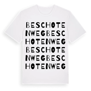 Beschotenweg ordlek t-shirt – ekologisk bomull t-shirt från Pinshirt