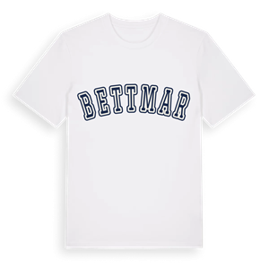 Bettmar college t-shirt – ekologisk bomull t-shirt från Pinshirt