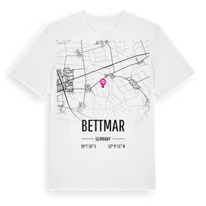 Bettmar karta t-shirt – ekologisk bomull t-shirt från Pinshirt