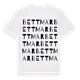 Bettmar ordlek t-shirt