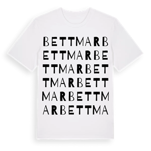 Bettmar ordlek t-shirt – ekologisk bomull t-shirt från Pinshirt