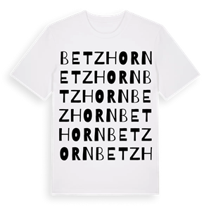 Betzhorn ordlek t-shirt – ekologisk bomull t-shirt från Pinshirt