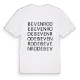 Bevenrode ordlek t-shirt