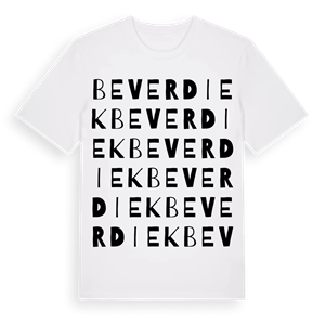 Beverdiek ordlek t-shirt – ekologisk bomull t-shirt från Pinshirt