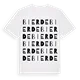 Bierde ordlek t-shirt