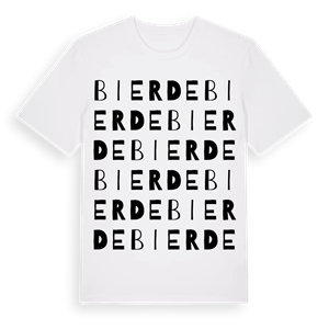 Bierde ordlek t-shirt – ekologisk bomull t-shirt från Pinshirt
