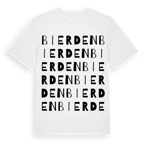 Bierden ordlek t-shirt – ekologisk bomull t-shirt från Pinshirt