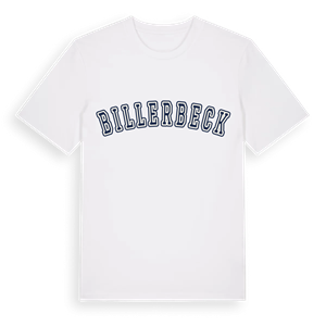 Billerbeck college t-shirt – ekologisk bomull t-shirt från Pinshirt