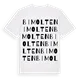 Bimolten ordlek t-shirt