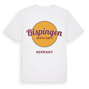Bispingen cirkel t-shirt – ekologisk bomull t-shirt från Pinshirt