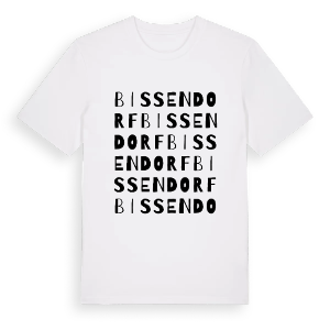 Bissendorf ordlek t-shirt – ekologisk bomull t-shirt från Pinshirt