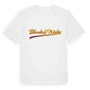 Blandorf-Wichte baseball t-shirt – ekologisk bomull t-shirt från Pinshirt