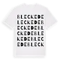 Bleckede ordlek t-shirt