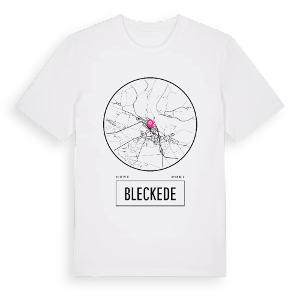 Bleckede t-shirt – ekologisk bomull t-shirt från Pinshirt