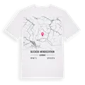 Bleckede-Wendischthun karta t-shirt