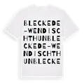 Bleckede-Wendischthun ordlek t-shirt