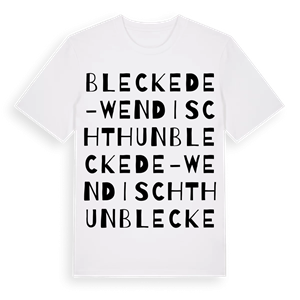 Bleckede-Wendischthun ordlek t-shirt – ekologisk bomull t-shirt från Pinshirt