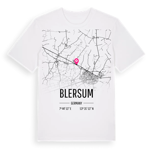 Blersum karta t-shirt – ekologisk bomull t-shirt från Pinshirt