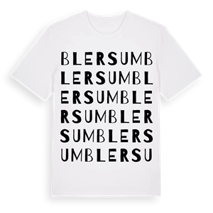 Blersum ordlek t-shirt – ekologisk bomull t-shirt från Pinshirt