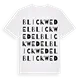Blickwedel ordlek t-shirt