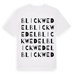 Blickwedel ordlek t-shirt – ekologisk bomull t-shirt från Pinshirt