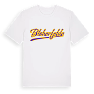 Bloherfelde baseball t-shirt – ekologisk bomull t-shirt från Pinshirt