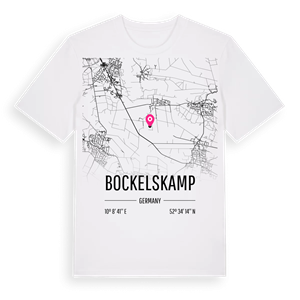 Bockelskamp karta t-shirt – ekologisk bomull t-shirt från Pinshirt
