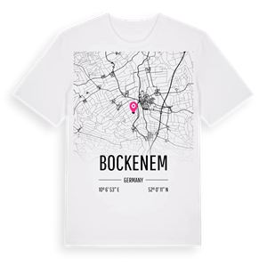 Bockenem karta t-shirt – ekologisk bomull t-shirt från Pinshirt