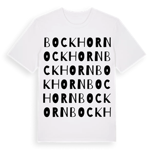 Bockhorn ordlek t-shirt – ekologisk bomull t-shirt från Pinshirt