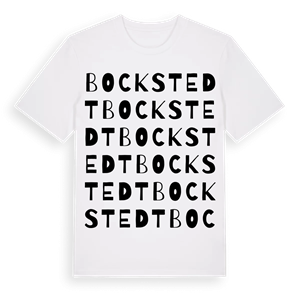 Bockstedt ordlek t-shirt – ekologisk bomull t-shirt från Pinshirt