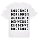Bodenwerder ordlek t-shirt