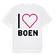 Jag älskar Boen t-shirt stort tryck