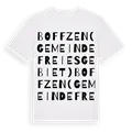 Boffzen (gemeindefreies Gebiet) ordlek t-shirt