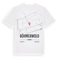Böhmerwold karta t-shirt