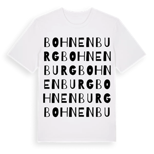 Bohnenburg ordlek t-shirt – ekologisk bomull t-shirt från Pinshirt