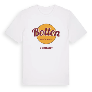 Bollen cirkel t-shirt – ekologisk bomull t-shirt från Pinshirt