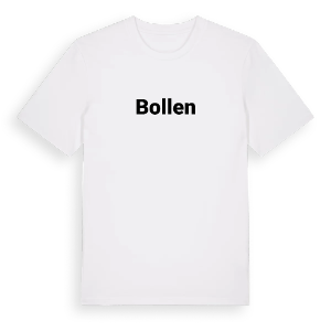 Bollen fetstil t-shirt – ekologisk bomull t-shirt från Pinshirt
