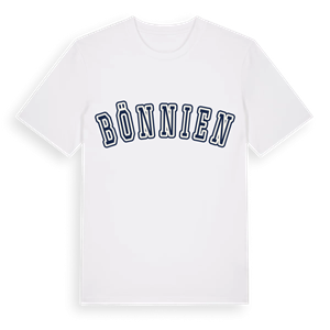 Bönnien college t-shirt – ekologisk bomull t-shirt från Pinshirt