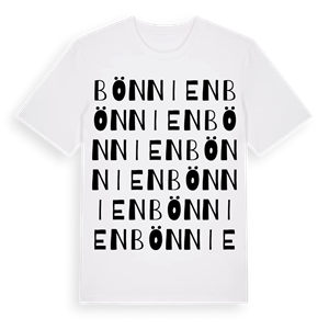 Bönnien ordlek t-shirt – ekologisk bomull t-shirt från Pinshirt