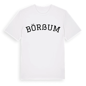 Börßum böjd t-shirt – ekologisk bomull t-shirt från Pinshirt