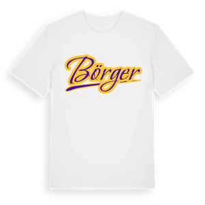 Börger baseball t-shirt – ekologisk bomull t-shirt från Pinshirt