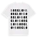 Borgloh ordlek t-shirt