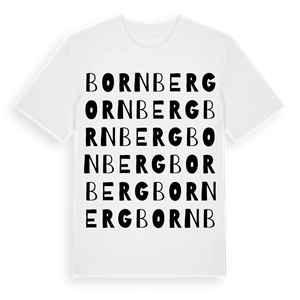 Bornberg ordlek t-shirt – ekologisk bomull t-shirt från Pinshirt