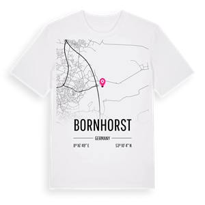 Bornhorst karta t-shirt – ekologisk bomull t-shirt från Pinshirt