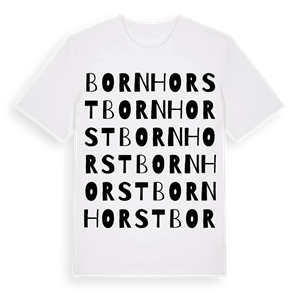 Bornhorst ordlek t-shirt – ekologisk bomull t-shirt från Pinshirt